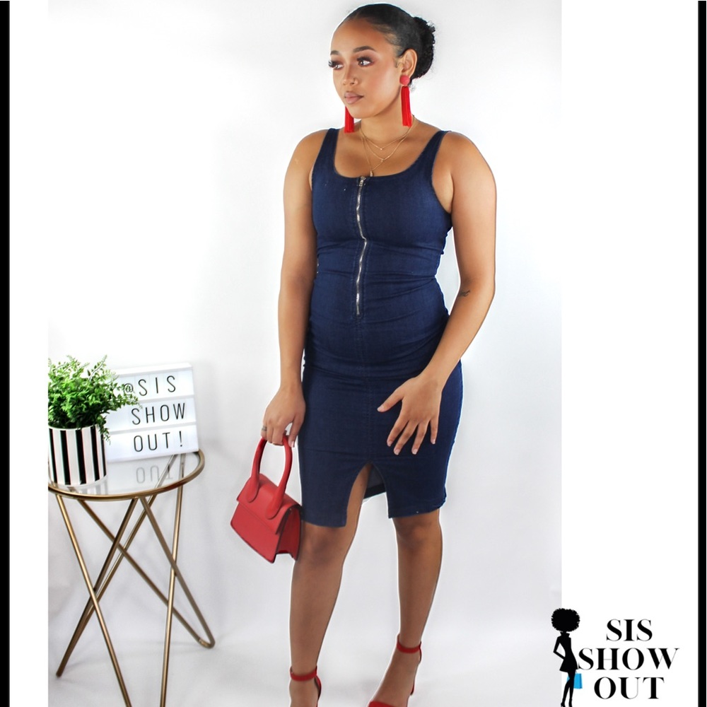 Denim dress